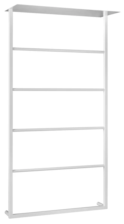 SKA ścienny wieszak na ręczniki z półką 604x1184x252mm, biały mat