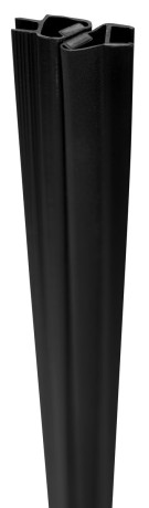Przejdź do produktu Zestaw uszczelek magnetycznych, 45°, szkło 6mm i profil, 2000mm, czarny