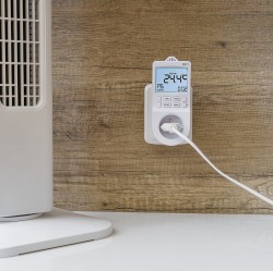 Termostat wtyczkowy z funkcją digitalnego przełącznika gniazdkowego z Wi-Fi