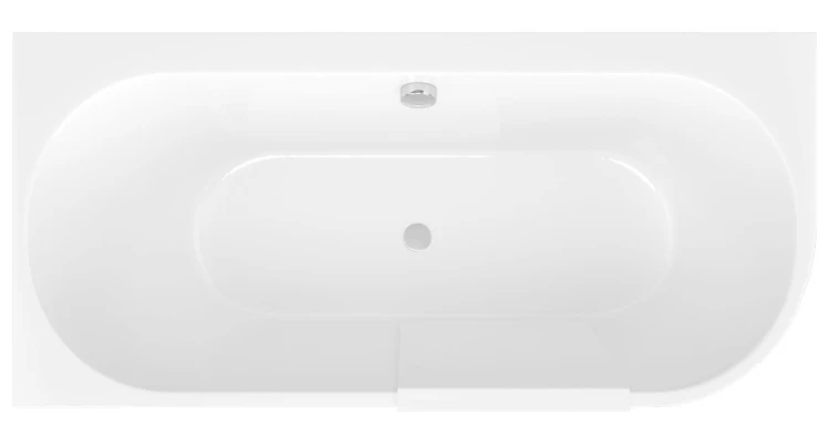 PORTAS L asymetryczna wanna z drzwiami, 160x75x60cm, biały