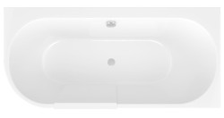 PORTAS R asymetryczna wanna z drzwiami, 160x75x60cm, biały
