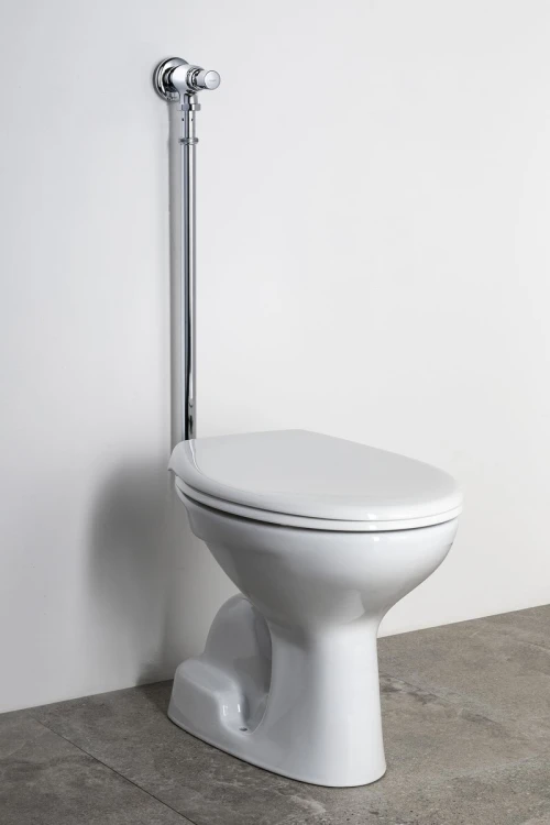 TEMPOR samozamykający ścienny zawór WC, chrom