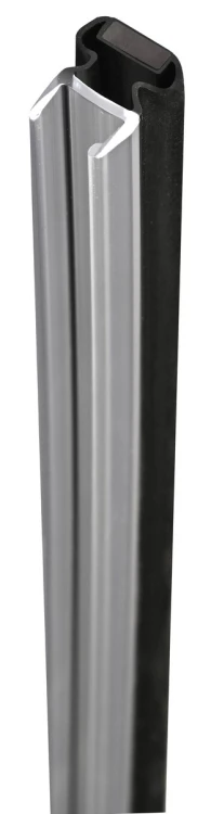 LUXOR BLACK uszczelka magnetyczna płaska, 2000mm