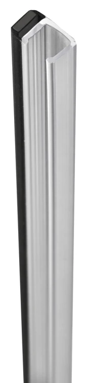 LUXOR BLACK uszczelka magnetyczna do ściany bocznej, 2000mm