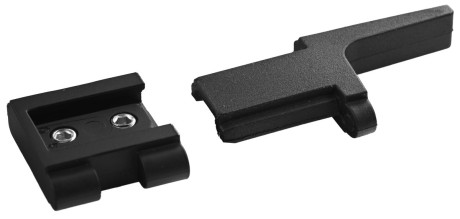 Przejdź do produktu LUXOR BLACK stoper do drzwi kabiny, prawy