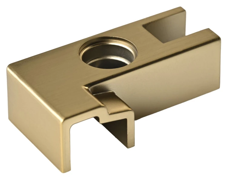 LUXOR GOLD łącznik narożny końcowy, lewy, złoty mat