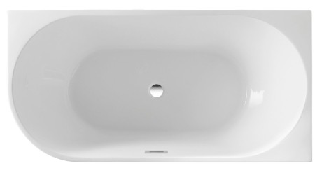 Przejdź do produktu TIBERA R wanna przyścienna, narożna 160x75cm, biały