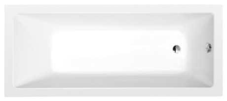 Przejdź do produktu NOEMI wanna prostokątna 180x80x39cm, biały mat