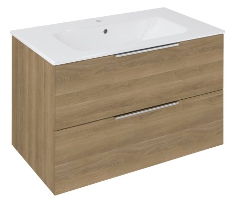 Przejdź do produktu CIRASA szafka pod umywalkę 79,8x52x46cm, dąb cuneo