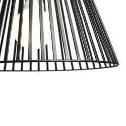 RENDL VESCO wisząca czarna 230V E27 42W