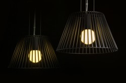 RENDL VESCO wisząca czarna 230V E27 42W