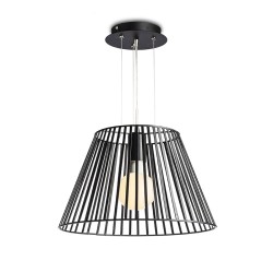 RENDL VESCO wisząca czarna 230V E27 42W
