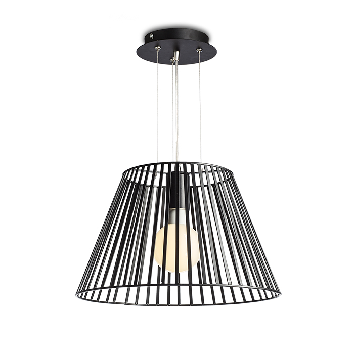 RENDL VESCO wisząca czarna 230V E27 42W