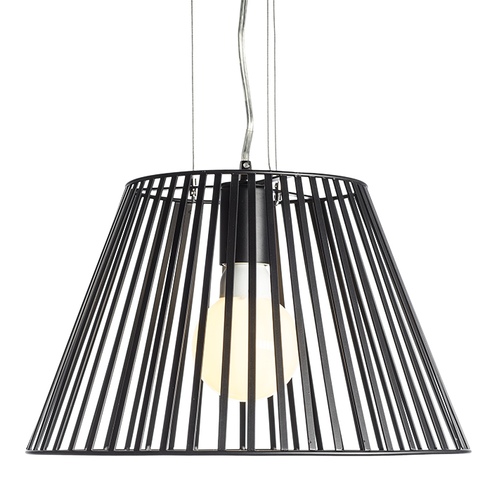 RENDL VESCO wisząca czarna 230V E27 42W