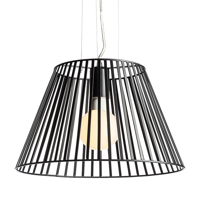 RENDL VESCO wisząca czarna 230V E27 42W