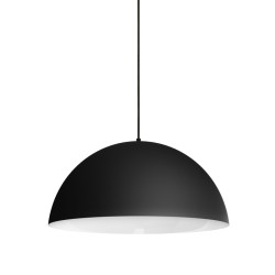 RENDL MONROE 50 wisząca czarna matowa /biała 230V LED E27 30W