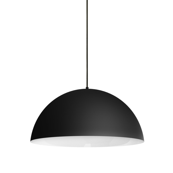 RENDL MONROE 50 wisząca czarna matowa /biała 230V LED E27 30W