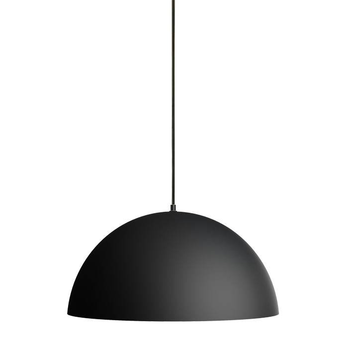 RENDL MONROE 50 wisząca czarna matowa /biała 230V LED E27 30W