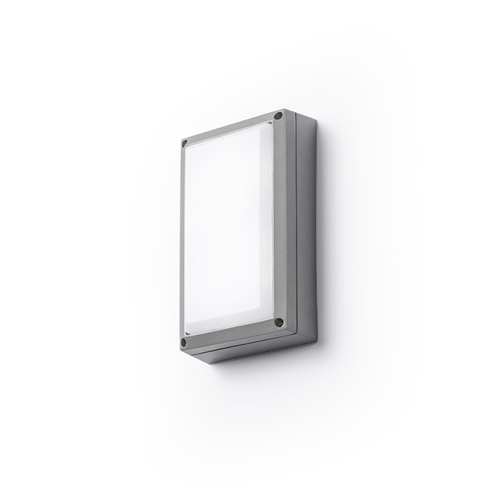 RENDL ASPEN natynkowa srebrno-szara 230V LED 5W IP54 3000K