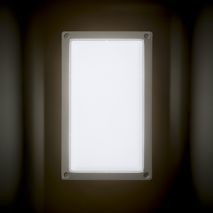 RENDL ASPEN natynkowa srebrno-szara 230V LED 5W IP54 3000K