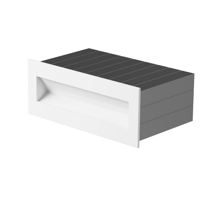 RENDL TESS RC wpuszczana biała 230V LED 3W 3000K