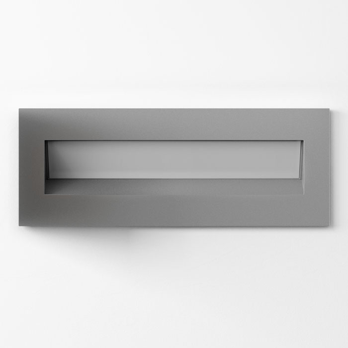 RENDL TESS RC wpuszczana srebrno-szara 230V LED 3W 3000K