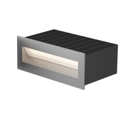 RENDL TESS RC wpuszczana srebrno-szara 230V LED 3W 3000K
