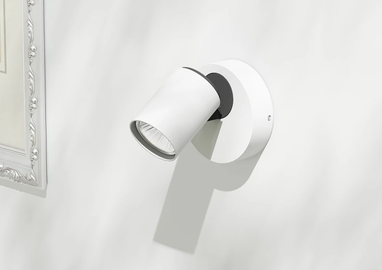 RENDL DUGME I biała/antracyt 230V GU10 35W