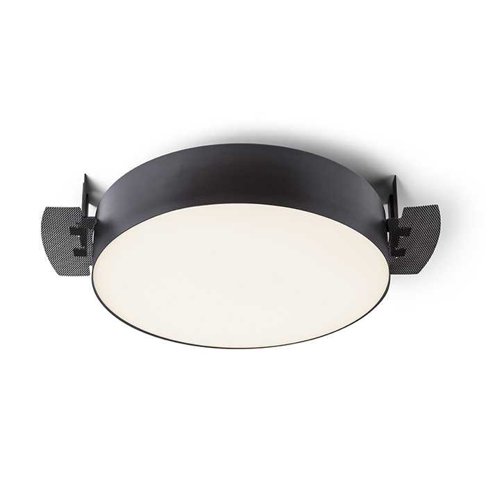 RENDL COIMBRA sufitowa czarna 230V LED 24W 3000K
