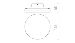 RENDL VELLAMO ścienna biała 230V LED 9.6W IP54 3000K