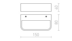 RENDL ROZA ścienna biała 230V LED 6W 3000K
