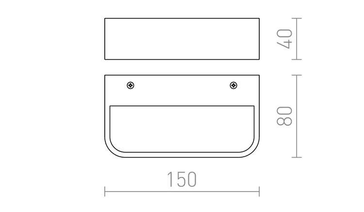 RENDL ROZA ścienna biała 230V LED 6W 3000K