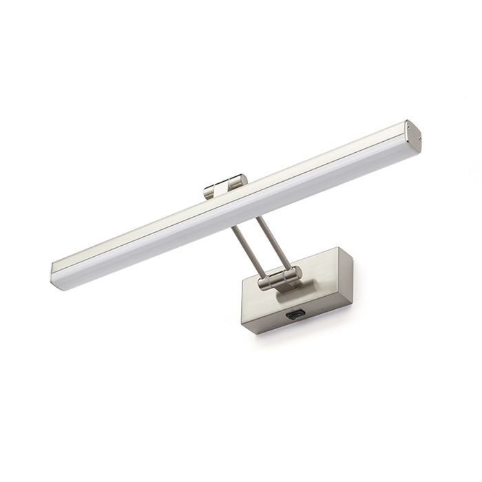 RENDL SWING nad obraz aluminium szczotkowane 230V LED 8W 3000K