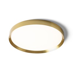RENDL SOLEN 49 sufitowa mosiądz szczotkowana 230V LED 42W 3000K 4000K 6000K