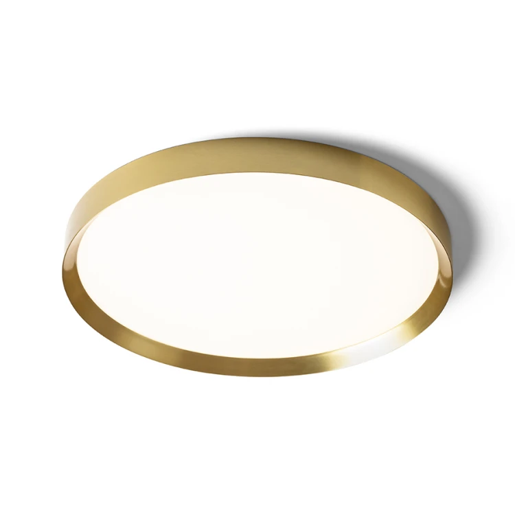 RENDL SOLEN 49 sufitowa mosiądz szczotkowana 230V LED 42W 3000K 4000K 6000K