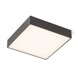 RENDL LARISA SQ 30 sufitowa czarna 230V LED 30W 3000K 4000K 6500K