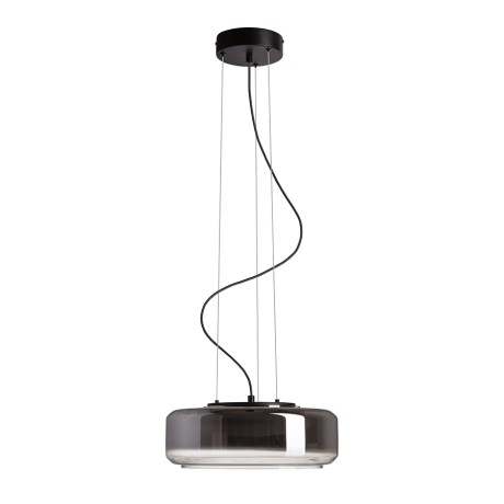 Przejdź do produktu RENDL NAOMI 35 wisząca szkło przydymione/szkło mleczne/czarna 230V LED 18W 3000K