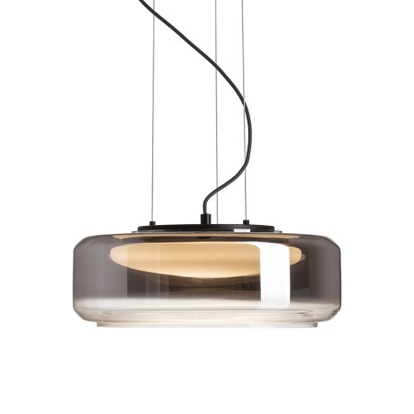 Przejdź do produktu RENDL NAOMI 35 wisząca szkło przydymione/szkło mleczne/czarna 230V LED 18W 3000K
