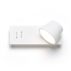 RENDL AMADEUS ściana z podświetleniem biała 230V LED 4+6W 3000K