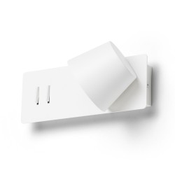 RENDL AMADEUS ściana z podświetleniem biała 230V LED 4+6W 3000K