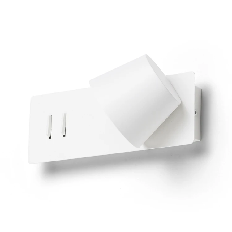 RENDL AMADEUS ściana z podświetleniem biała 230V LED 4+6W 3000K