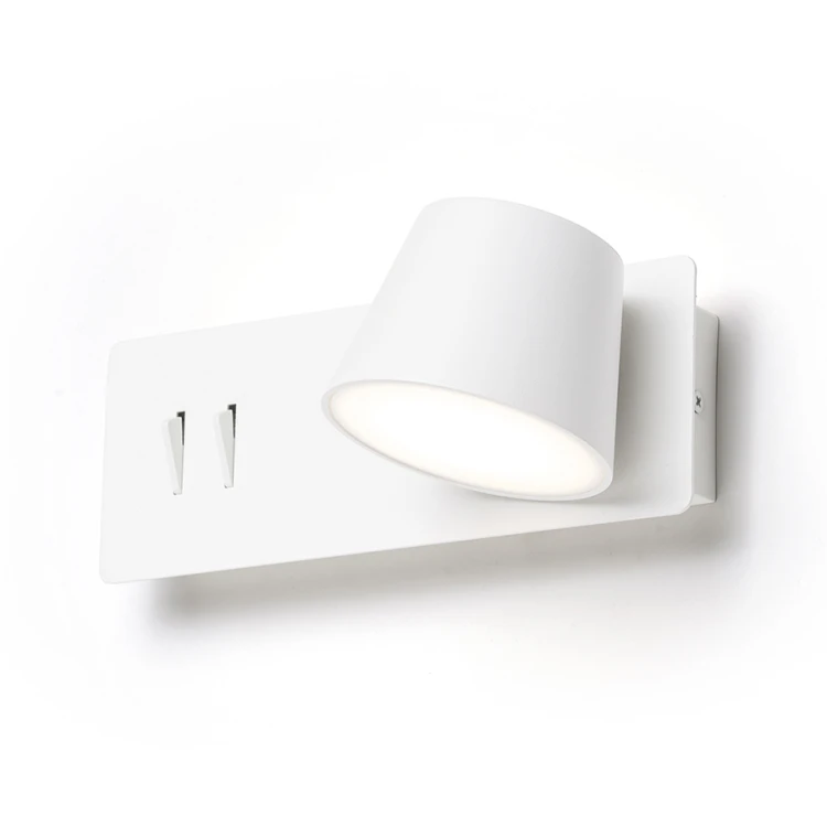 RENDL AMADEUS ściana z podświetleniem biała 230V LED 4+6W 3000K