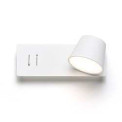RENDL AMADEUS ściana z podświetleniem biała 230V LED 4+6W 3000K