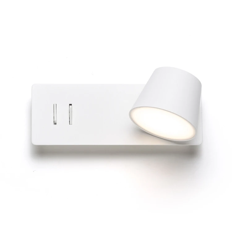 RENDL AMADEUS ściana z podświetleniem biała 230V LED 4+6W 3000K