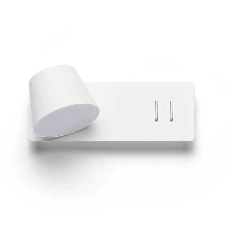 RENDL AMADEUS ściana z podświetleniem biała 230V LED 4+6W 3000K