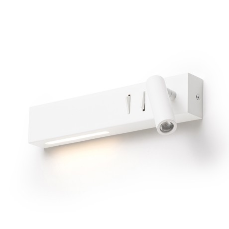 Przejdź do produktu RENDL ODEON ściana z podświetleniem biała 230V LED 8+3W 30° 3000K
