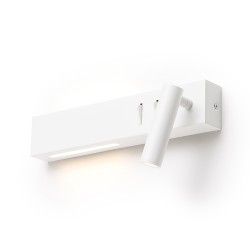 RENDL ODEON ściana z podświetleniem biała 230V LED 8+3W 30° 3000K