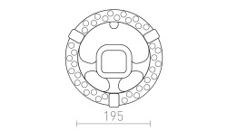 RENDL LED MODUL R 20 230V LED 24W 3000K