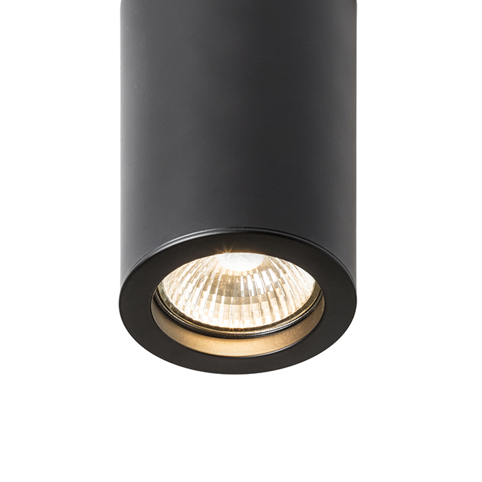 RENDL MOMA sufitowa czarna 230V LED GU10 9W