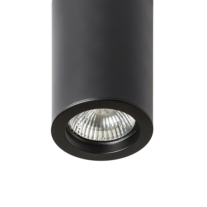 RENDL MOMA sufitowa czarna 230V LED GU10 9W